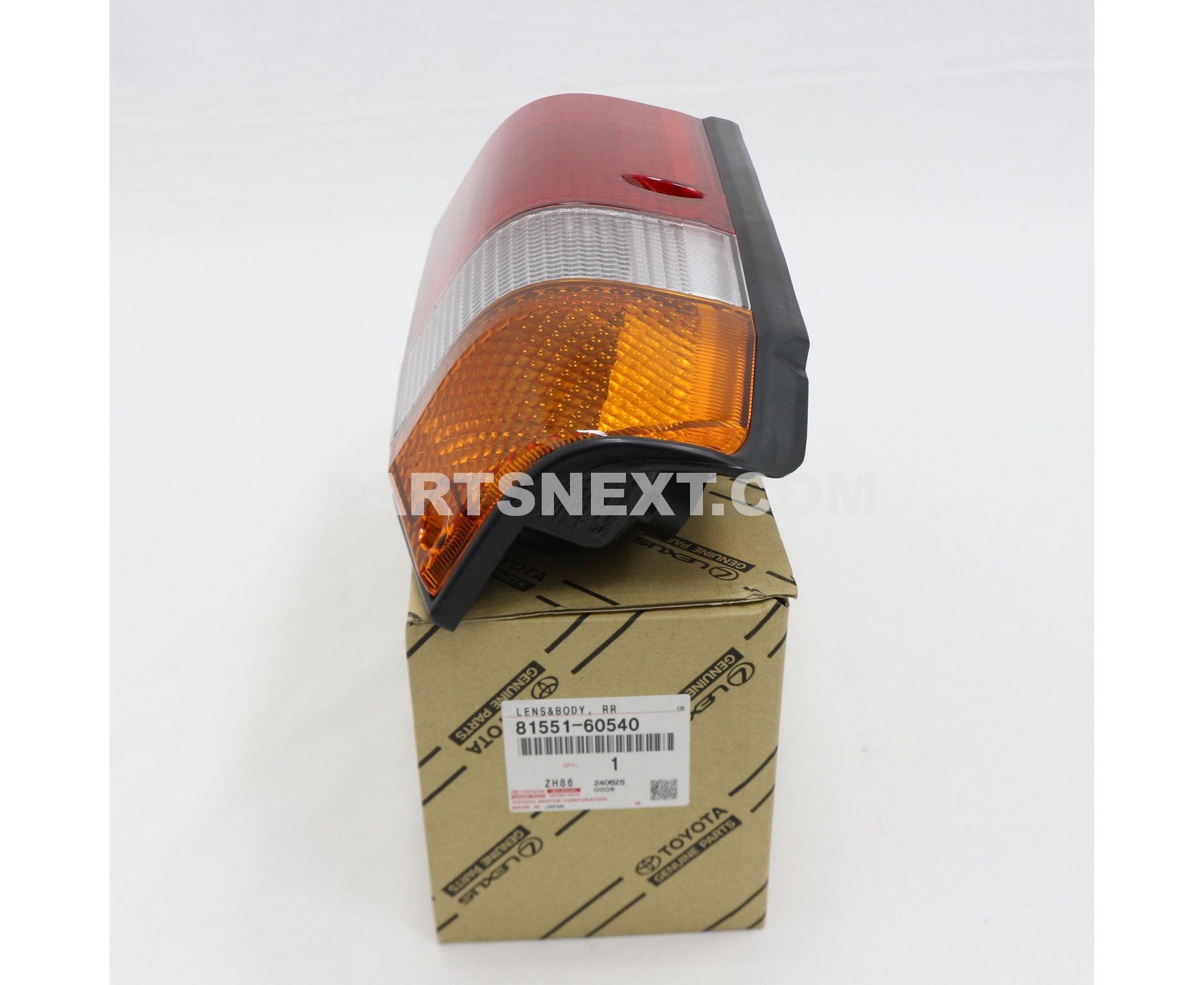 Toyota :: 81551-60540 LENS, REAR COMBINATION LAMP, RH