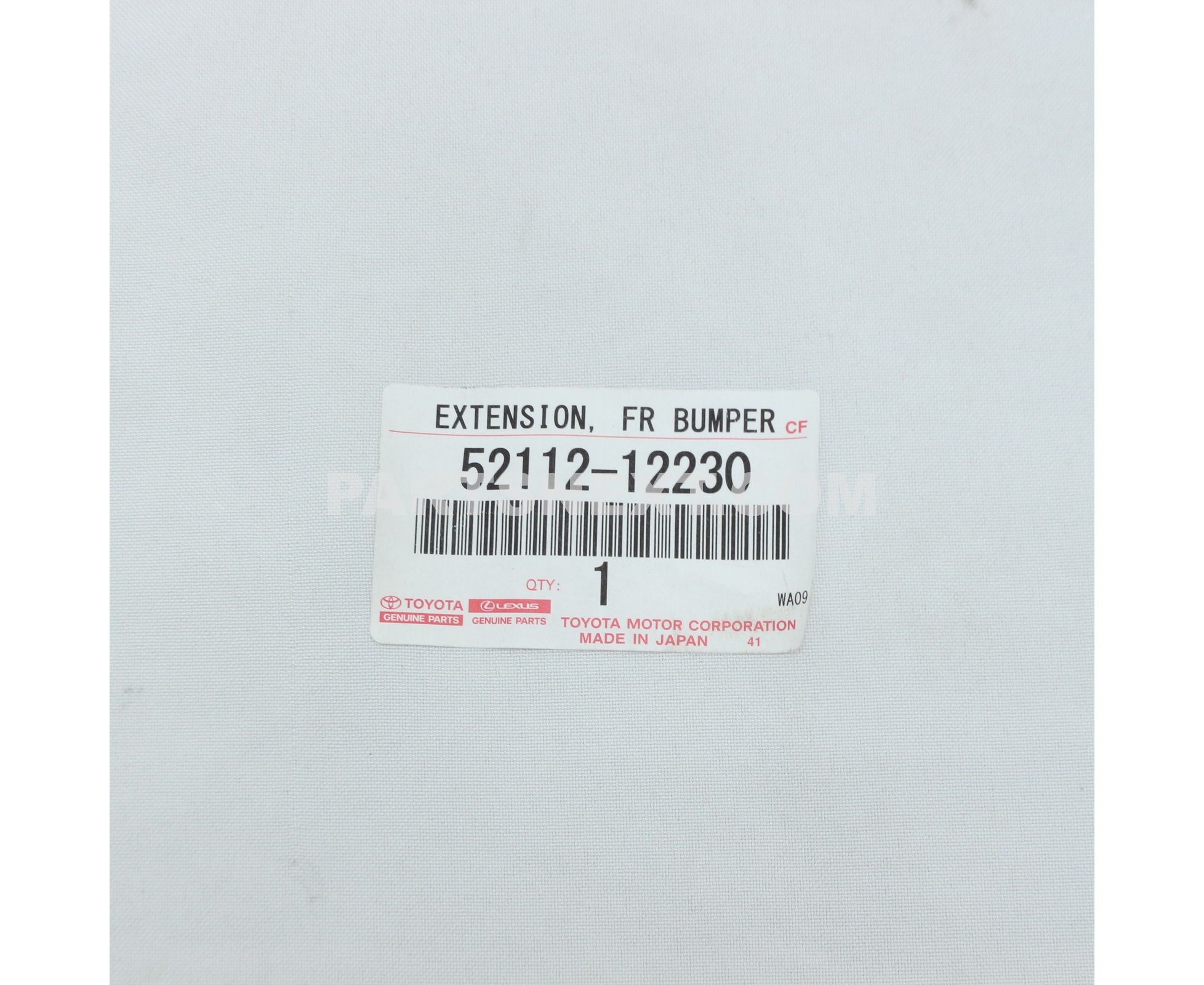 Toyota :: 52112-12230 EXTENSION, FRONT BUMPER