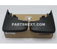 Nissan 999J2-2U000-04 SPLASH GUARDS RR SET (2-PC) BLACK OEM Original Genuine 999J22U00004