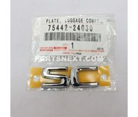 Toyota 75442-24030 PLATE, LUGGAGE COMPARTMENT DOOR NAME, NO.2 OEM Original Genuine 7544224030