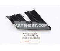 Toyota 53124-52030 MOULDING, RADIATOR GRILLE SIDE, LH OEM Original Genuine 5312452030