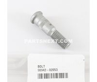 Toyota 90942-02053 BOLT, HUB (FOR FRONT AXLE), RH/LH OEM Original Genuine 9094202053
