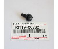 Toyota 90119-06782 BOLT, W/WASHER OEM Original Genuine 9011906782