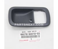 Toyota 69278-60010-03 BEZEL, DOOR INSIDE HANDLE, LH OEM Original Genuine 692786001003