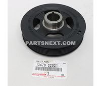 Toyota 13470-22021 PULLEY, CRANKSHAFT OEM Original Genuine 1347022021