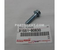 Toyota 91551-80830 BOLT, FLANGE OEM Original Genuine 9155180830