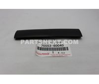 Toyota 75553-60040 MOULDING, ROOF DRIP SIDE FINISH, REAR RH OEM Original Genuine 7555360040