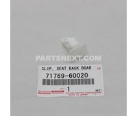 Toyota 71769-60020 CLIP, FRONT SEAT BACK BOARD OEM Original Genuine 7176960020