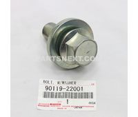 Toyota 90119-22001 BOLT(FOR CRANKSHAFT PULLEY SET) OEM Original Genuine 9011922001