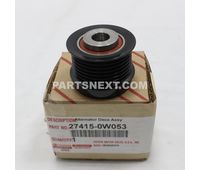Toyota 27415-0W053 PULLEY, ALTERNATOR W/CLUTCH OEM Original Genuine 274150W053