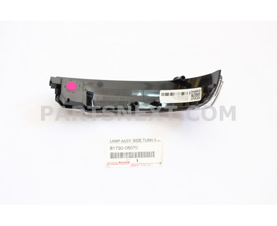 Toyota 81730-05070 LAMP ASSY, SIDE TURN SIGNAL, RH OEM Original Genuine 8173005070