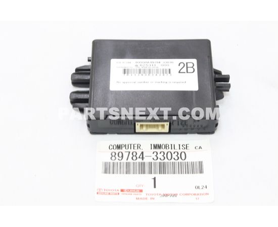 Toyota 89784-33030 COMPUTER, IMMOBILIZER CODE OEM Original Genuine 8978433030