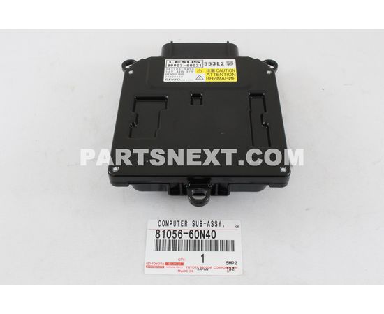 Toyota 81056-60N40 COMPUTER SUB-ASSY OEM Original Genuine 8105660N40