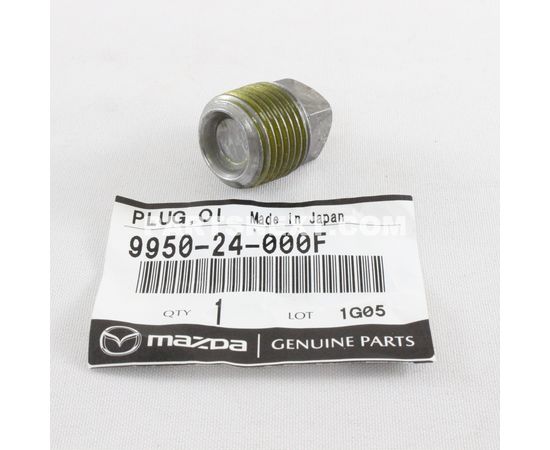 Mazda 9950-24-000F PLUG,SQUARE HEAD OEM Original Genuine 995024000F