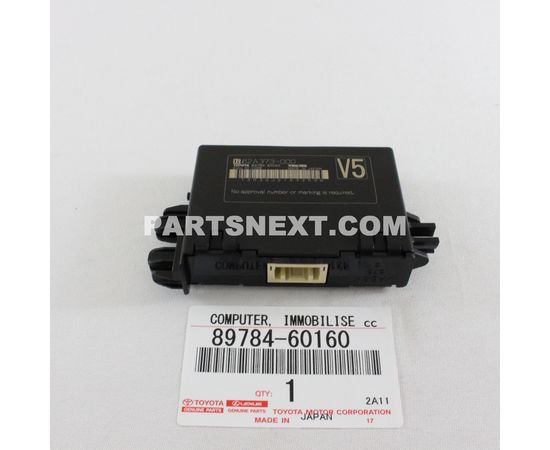 Toyota 89784-60160 COMPUTER OEM Original Genuine 8978460160