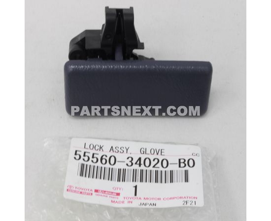 Toyota :: 55560-34020-B0 LOCK ASSY, GLOVE COMPARTMENT DOOR