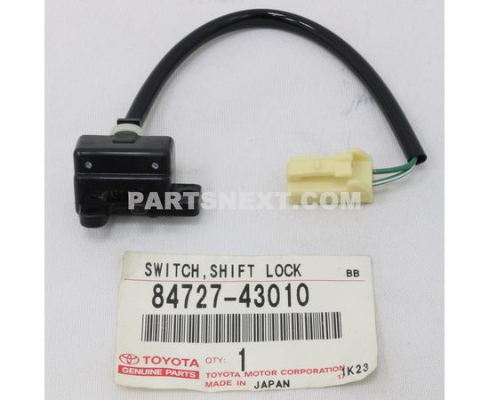 Toyota 84727-43010 SWITCH, SHIFT LOCK CONTROL OEM Original Genuine 8472743010