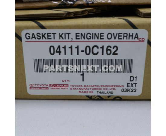 Toyota :: 04111-0C162 GASKET KIT ENGINE O